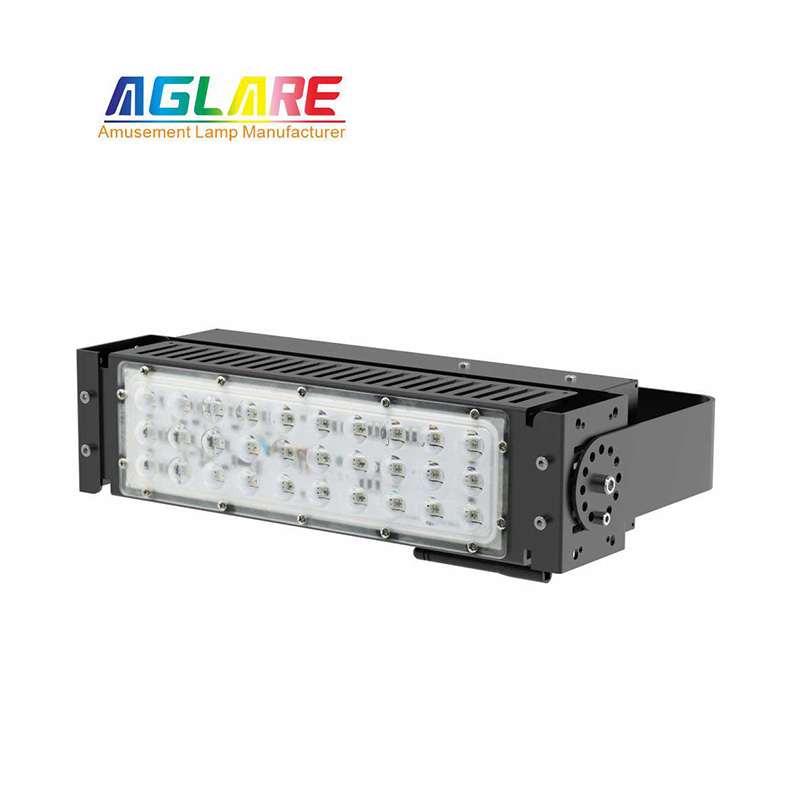 LED彩色投光灯 带？50W变色RGB泛光灯