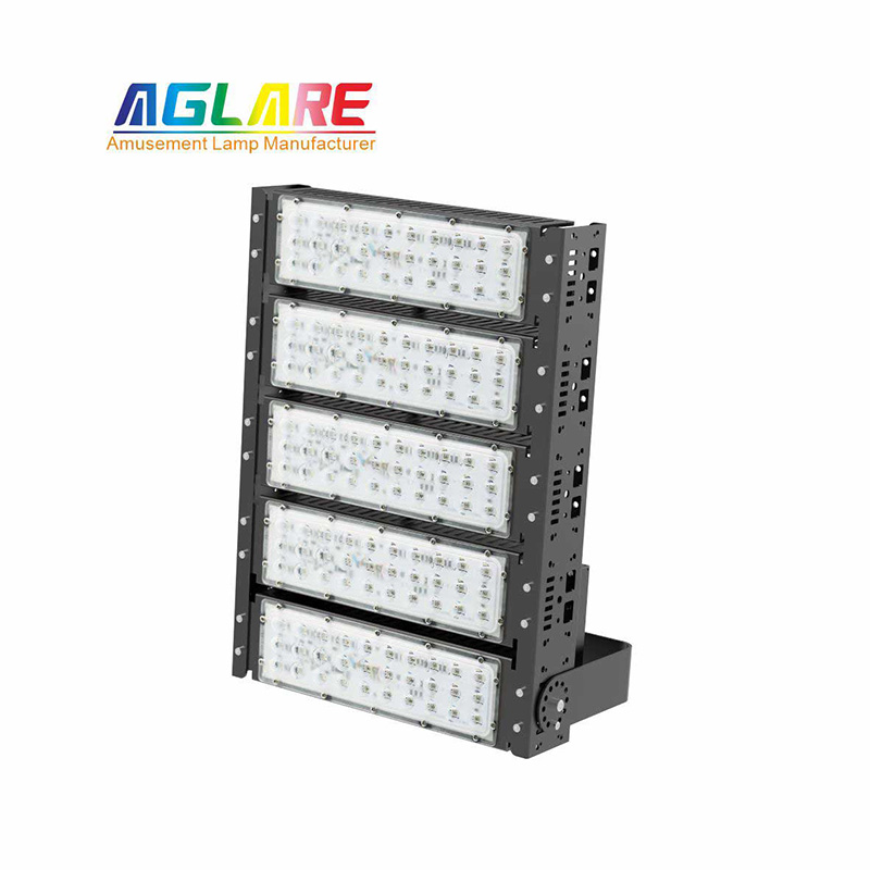 led彩色投光灯 带？250W变色RGB泛光灯游乐园公园景观户外照明